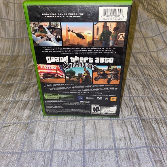 Grand Theft Auto GTA San Andreas XBOX original game - Picture 2 of 8